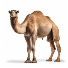 camel isolated on white