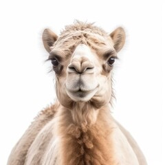 Obraz premium camel isolated on white