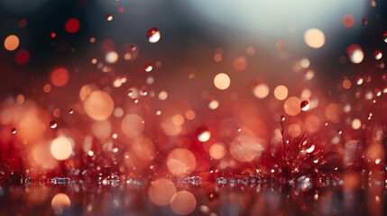 Background red Bokeh