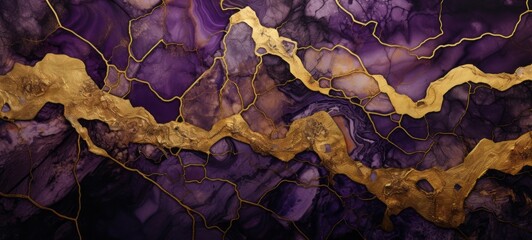 Abstract marble marbled marble stone ink painted painting texture luxury background banner - Purple...