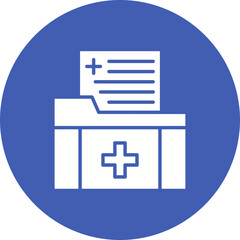 Obraz premium Medical File Icon