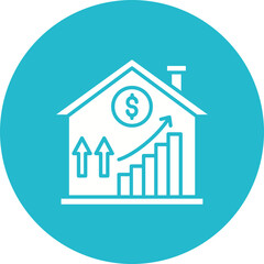 House Price Increase Icon
