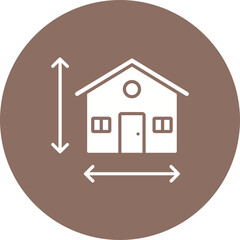 House Measurement Icon