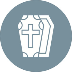 Obraz premium Coffin Icon