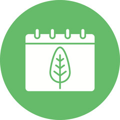 Autumn Calendar Icon