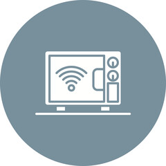 Smart Microwave Icon