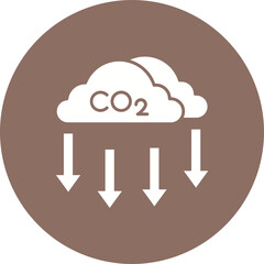 CO2 Pollution Icon