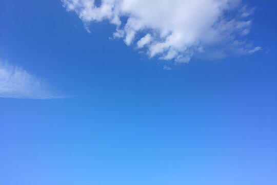 A picture of clouds in the blue sky. no.76. Generative aI.
