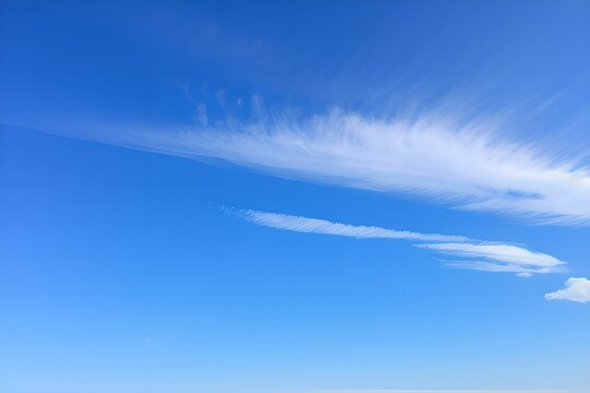 A picture of clouds in the blue sky. no.74. Generative aI.