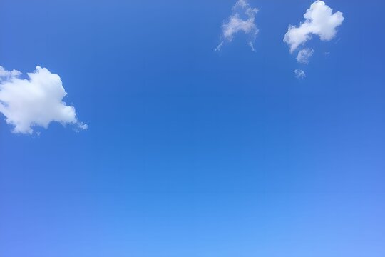 A picture of clouds in the blue sky. no.70.Generative aI.