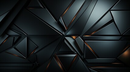 Abstract geometrical backdrop in black. Concept of a modern form..