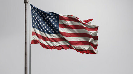 A flag inspired artwork depicting the American flag