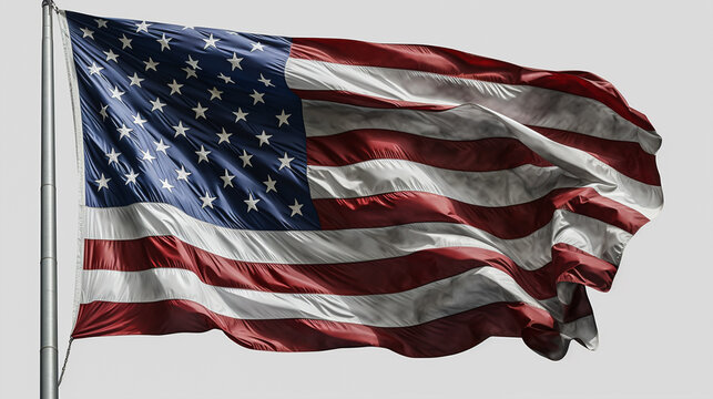 A flag inspired artwork depicting the American flag