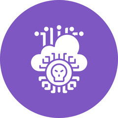 Infected Cloud Icon