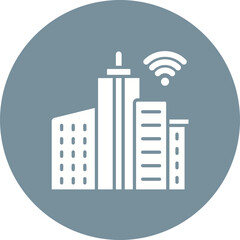 Obraz premium Smart City Icon