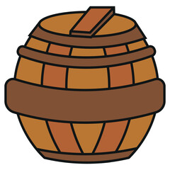 Oktoberfest Wooden Drum Doodles