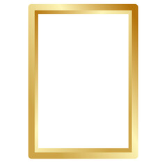 Golden frame, golden border, wedding frame