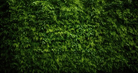 Fototapeta premium Green plant wall background