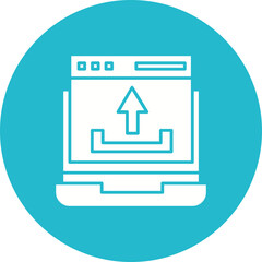 Webpage Upload Icon