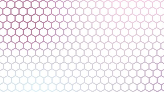 Futuristic Colorful surface hexagons tiles. Trendy simple and minimal geometrical hexagon background