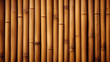 Bamboo fence close up background.