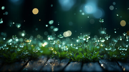 Background green Bokeh