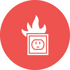 Electricity Fire Icon