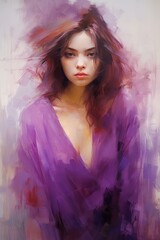 Fictional Character Created By Generated AI.Alluring Beauty