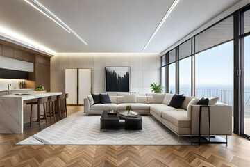 Fototapeta premium modern living room