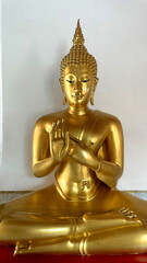 Temple Architecture, Sculpture of Buddha Statue, Temple, Bangkok, Thailand...,