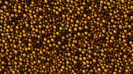 Tiny golden beads or polka dots pattern.
