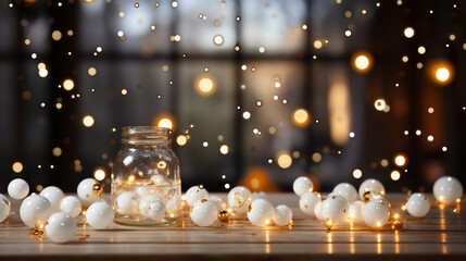 Background white Bokeh