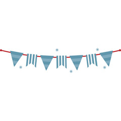 Fototapeta premium New Year Element Bunting