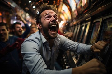 Men's Emotional Gestures in a Casino