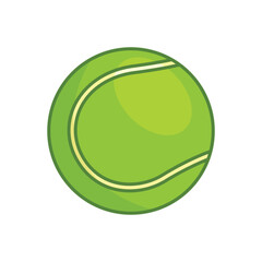 tennis ball icon vector design template simple and clean
