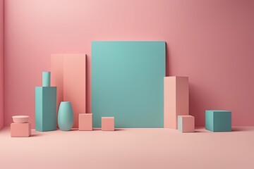 abstract background with geometric forms. 3d illustration abstract background with geometric forms. 3d illustration abstract background with geometric shapes. 3d rendering.