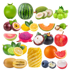 coconut; watermelon; passionfruits; lemon; melon; macadamia; breadfruit; guava; Dragon fruits; Indian gooseberry; mangosteen; lime; apple; orange; lychee; Pineapple; Blueberry; kiwi on transparent png