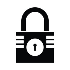 padlock icon design, illustration design