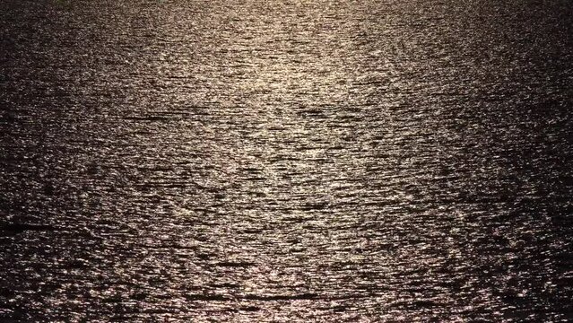 Sunset on Ocean, View Sea Waves on Exotic Beach in Dusk, Sea Landscapes