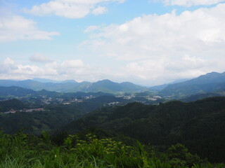 Kunimigatake, observation point of Takachiho is a town in northern Miyazaki Prefecture that is steeped in Japanese mythology