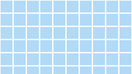 Fototapeta premium Blue background with white squares