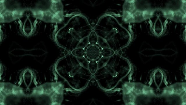 Surreal vibrant abstract 4k animation
