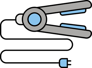 Illustration of Strsvgghtener Icon in Blue and Grey Color.