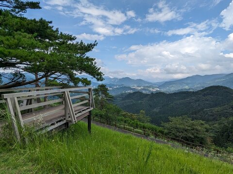 Kunimigatake, observation point of Takachiho is a town in northern Miyazaki Prefecture that is steeped in Japanese mythology