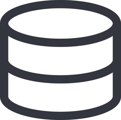 Flat Style Coins icon or symbol in black line art.