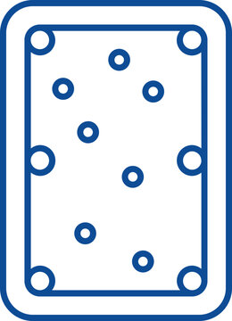 recommend clip art: Flat Style Billiard Or Pool Table Icon In Blue Outline.