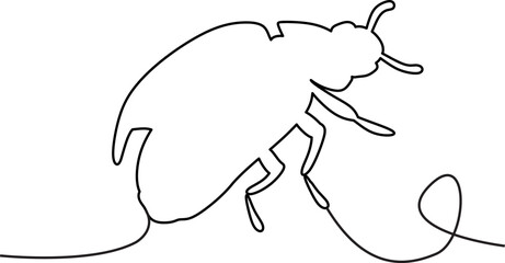 bee art line