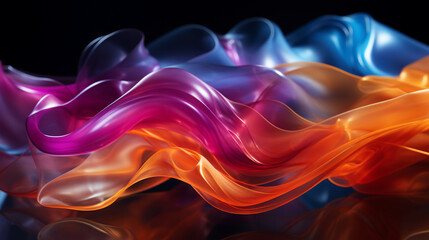 Obraz premium abstract colorful day for your design. Generative Ai