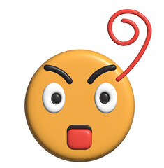 Emoticon smiling high detail