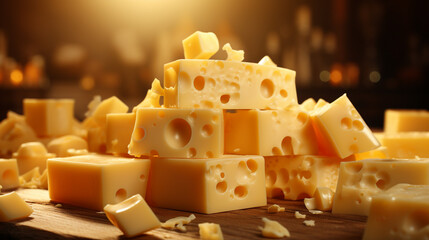 delicious yellow cheese food - obrazy, fototapety, plakaty